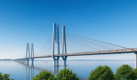 Cân nhắc phương án xây cầu dây văng gần 30.000 tỷ dài hơn 17km kết nối 2 tỉnh thành vùng Đồng bằng sông Cửu Long
