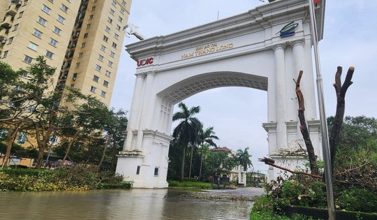 Khu đô thị ‘nhà giàu’ của Thủ đô sắp thoát cảnh ngập nước do mưa lớn