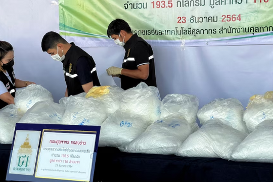 Bắt thợ sửa xe máy vận chuyển hơn 5,4 triệu viên ma túy đá trị giá hơn 166 tỷ đồng