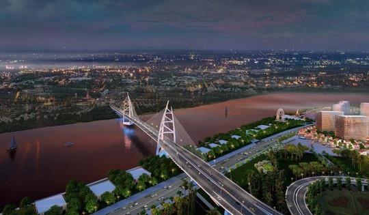 Tháng sau, cây cầu có nhịp chính rộng nhất Hải Phòng sẽ đạt cột mốc quan trọng