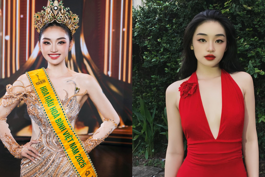 Nhan sắc đời thường và gia cảnh đặc biệt của Tân Hoa hậu Hòa Bình Việt Nam