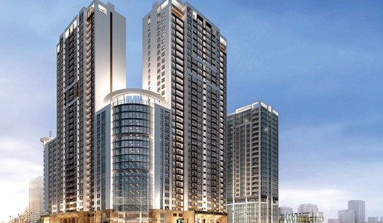 Công trường nhộn nhịp tại dự án bất động sản xa xỉ bậc nhất Thủ đô của Vinhomes