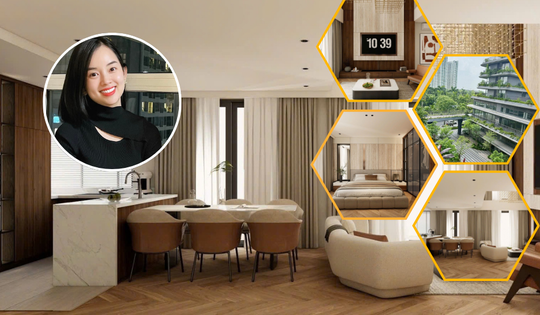 Căn hộ thông tầng giữa lòng thành phố của bà mẹ 2 con: Sang chảnh nhưng không kém phần ấm cúng, chỉ nhìn view bếp đã thấy đắt giá