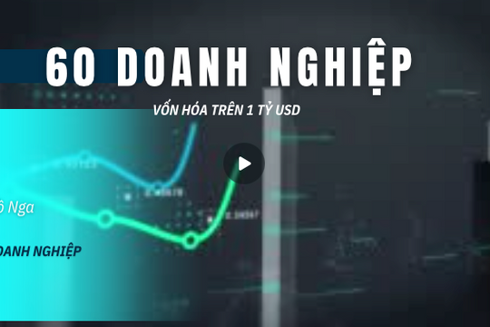 Danh sách 60 doanh nghiệp trên sàn chứng khoán Việt Nam có vốn hóa trên 1 tỷ USD