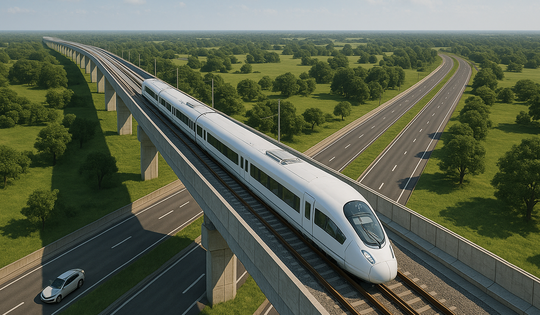 Thông tin mới nhất về tuyến đường sắt 42km kết nối thành phố giàu nhất Việt Nam với siêu sân bay Long Thành
