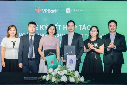 VPBank 'bắt tay' Citics xây dựng hệ sinh thái tài chính & bất động sản số, hướng tới giải ngân 1.000 tỷ đồng/tháng