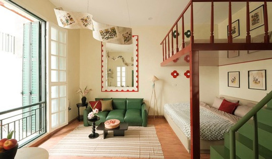 Căn hộ Pháp cổ hóa thành homestay đậm chất dân gian có ‘1-0-2’ giữa lòng Thủ đô