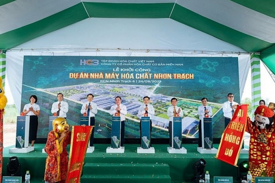 Đối thủ của Hóa chất Đức Giang (DGC) khởi công nhà máy hóa chất hơn 1.800 tỷ đồng