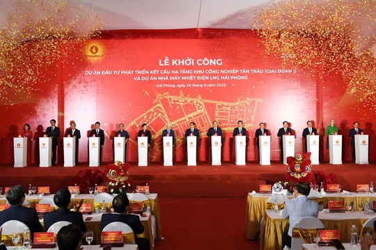 Vingroup khởi công nhà máy nhiệt điện LNG lớn nhất Việt Nam 178.000 tỷ đồng