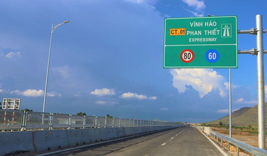Thông tin mới nhất về tình trạng xói lở trên tuyến cao tốc Vĩnh Hảo - Phan Thiết gần 11.000 tỷ