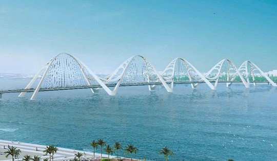 Miền Tây sắp có cầu vượt biển 2,8km, cảm hứng thiết kế từ mái tóc nữ anh hùng