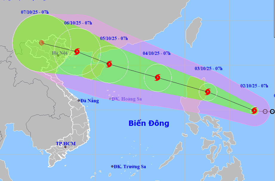 Bão số 11 có khả năng vào miền Bắc