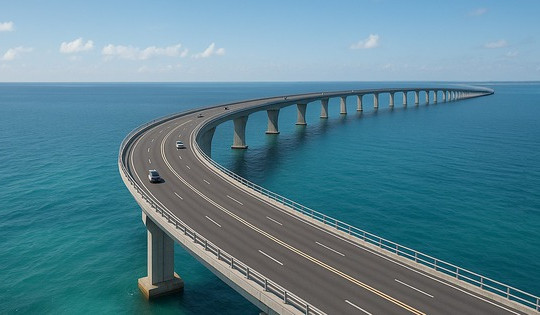 Bộ Xây dựng nói gì về đề xuất xây dựng cầu vượt biển Cần Giờ - Vũng Tàu?