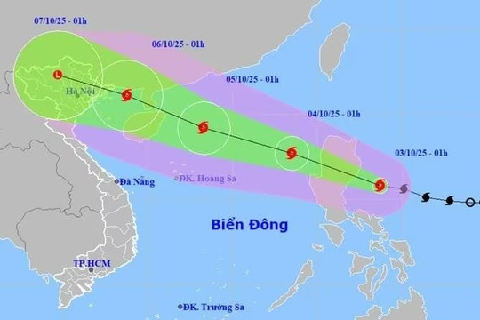 Dự báo mới nhất về bão Matmo sắp tiến vào Biển Đông