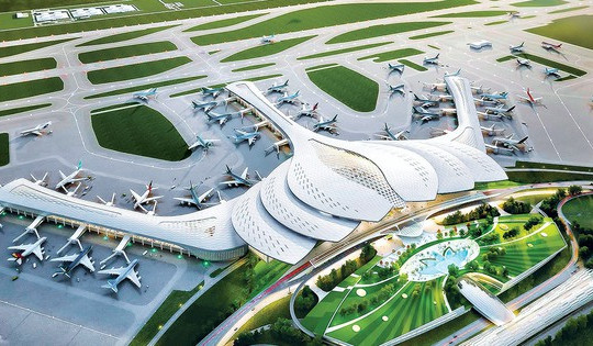 Sân bay lớn nhất Việt Nam dự kiến sẽ đảm nhận 80% các chuyến bay quốc tế