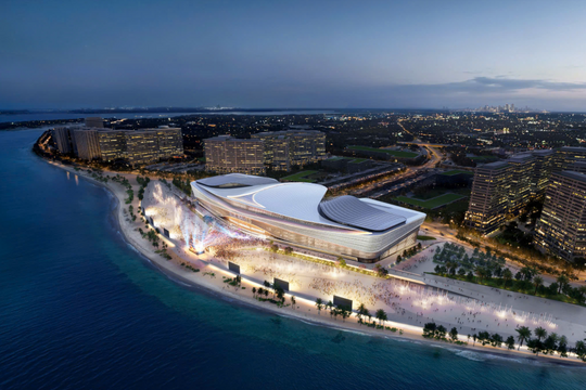 Khu vực xây dựng nhà hát lớn nhất Đông Nam Á tại Việt Nam: Nằm tại khu đô thị lấn biển, có công viên dài 4km