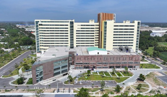 Thành phố giàu nhất Việt Nam sắp khánh thành bệnh viện đa khoa 1.800 tỷ nằm ở cửa ngõ phía Tây Bắc