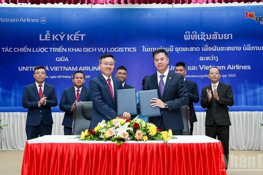 Vietnam Airlines (HVN) bắt tay Unitel xây dựng hệ thống tuyến logistics tại Lào