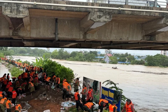 Thái Nguyên: Nước ngập sâu 2-3m, lũ có thể vượt mức lịch sử 2024 đợt mưa bão Yagi