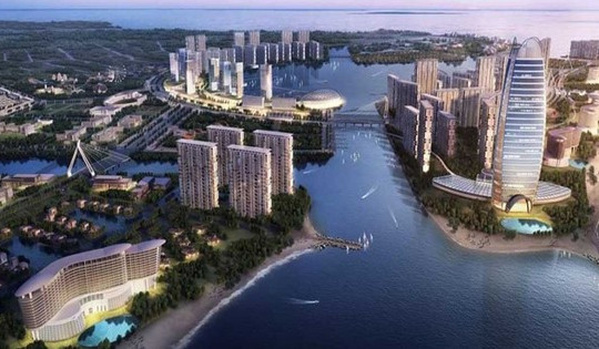 Dự án nghìn tỷ kết nối ra khu vực lấn biển thuộc siêu đô thị của Vingroup có diễn biến mới