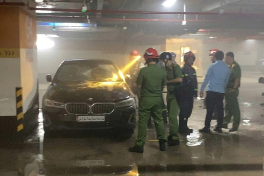 THACO chính thức lên tiếng về việc cháy xe BMW tại TP. HCM