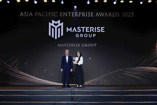 Dấu ấn Masterise Group tại Asia Pacific Enterprise Awards 2025: Doanh nghiệp tầm vóc quốc tế, thương hiệu truyền cảm hứng sống chuẩn toàn cầu
