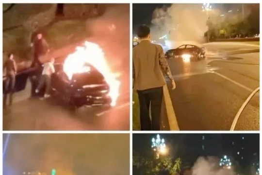 Xe điện của Xiaomi bốc cháy sau va chạm, người dân bất lực phá cửa cứu nạn nhân nhưng không thể