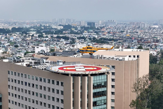 Bệnh viện đầu tiên của Việt Nam có 2 bãi đáp trực thăng cấp cứu: Quy mô 1.000 giường bệnh, trang thiết bị tiên tiến bậc nhất