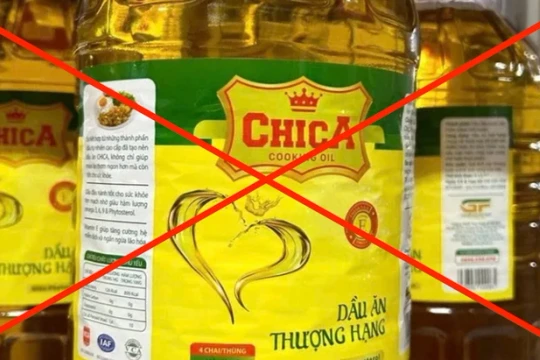 Bộ Y tế cảnh báo: Dầu thực vật CHICA, Dầu đậu nành CHICA, Dầu thực vật TAMIN GOLD, Dầu thực vật GOLDMAX, Dầu thực vật TỐT, Dầu thực vật MEGAFOOD là hàng giả, hàng kém chất lượng