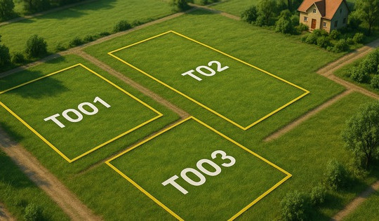 Tới đây, mỗi thửa đất sẽ có mã định danh riêng