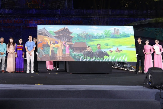 SHB và T&T Group đấu giá bức tranh 1 tỷ đồng