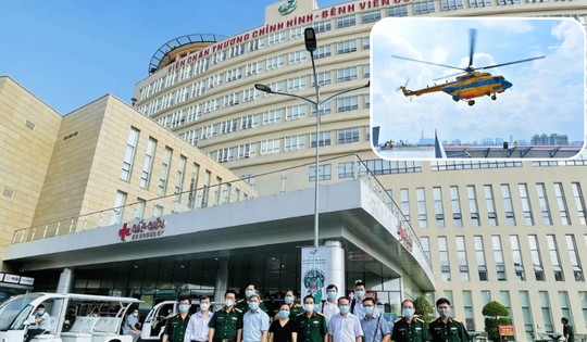 Việt Nam lần đầu tiên sở hữu bệnh viện có 2 sân bay trực thăng cấp cứu