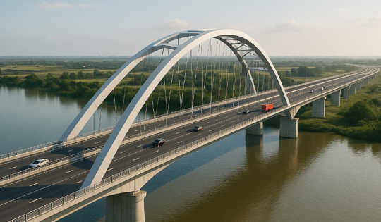 Sắp khởi công xây dựng thêm một cây cầu mới vượt sông Thái Bình, là thành phần của dự án 19.000 kết nối Đông - Tây Hải Phòng