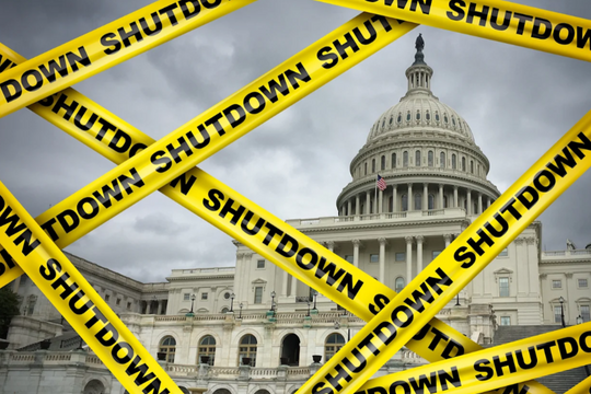 Chính phủ Mỹ có thể đóng cửa đến tháng 11, nền kinh tế thiệt hại 15 tỷ USD/ngày