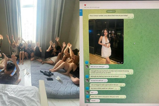 Đột kích 'trung tâm tình yêu', bắt giữ 17 người, thu 109 máy tính và 103 điện thoại di động