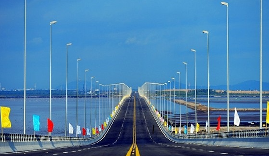 Công trình vượt biển gần 16km dài nhất Việt Nam, thuộc top Đông Nam Á, xóa bỏ bến phà hoạt động nhiều năm