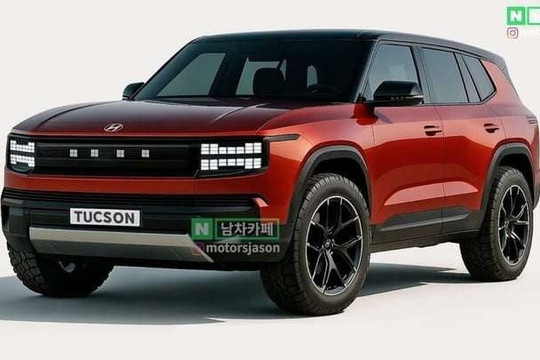 Bản phác thảo của Hyundai Tucson thế hệ mới vừa xuất hiện: Thiết kế vuông vức 'hao hao' SantaFe, bỏ động cơ diesel, giá khoảng 624 triệu đồng