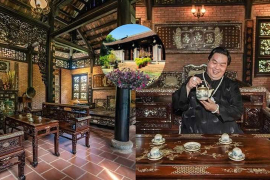 Nam nghệ sĩ đỗ thủ khoa Tiến sĩ ở tuổi U60, sở hữu biệt phủ triệu đô rộng 1.600m2, phủ kín gỗ quý