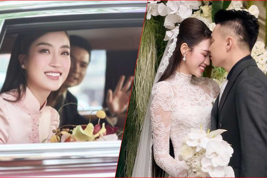 Dàn xế sang trong đám cưới Hoa hậu Việt: Đỗ Hà được thiếu gia Sơn Hải rước bằng Lexus, con trai bầu Hiển dùng xe 83 tỷ 'độc nhất vô nhị'