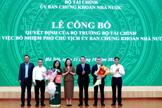 Uỷ ban Chứng khoán Nhà nước bổ nhiệm 2 Phó Chủ tịch