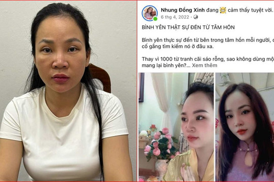 Khởi tố 'Nhung Đồng Xinh'