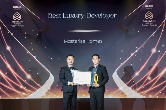 Tiên phong kiến tạo không gian sống hàng hiệu, Masterise Homes xứng danh “Best Luxury Developer” tại PropertyGuru Vietnam Property Awards 2025