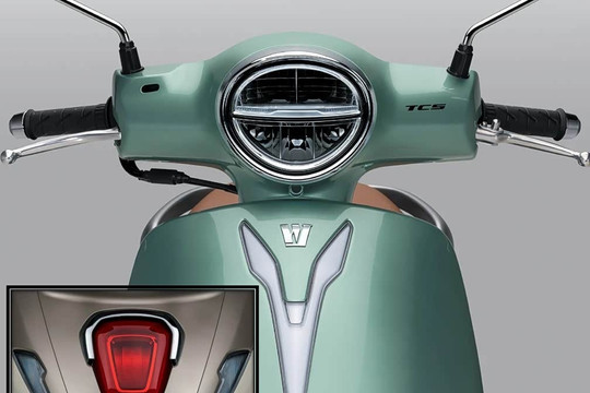 'Tân binh' xe ga giá 37 triệu đồng ra mắt: ngoại hình giống Vespa, trang bị phanh ABS và TCS áp đảo Honda Vision