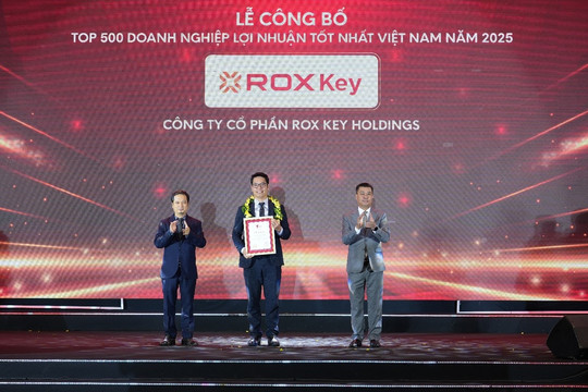 ROX Key tiếp tục góp mặt trong bảng xếp hạng PROFIT 500