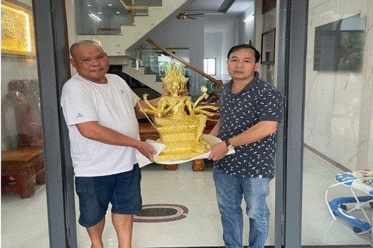 Bắt giữ 3 đối tượng trộm tượng Phật