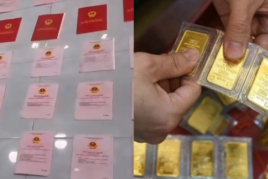 Tịch thu 98 sổ đỏ, 597 cây vàng, hơn 8.000 USD cùng nhiều sổ tiết kiệm của các Chủ tịch, DJ, diễn viên