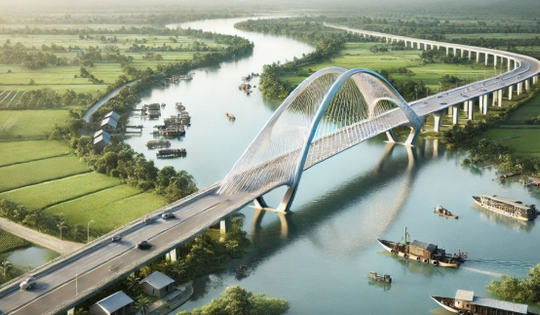 Sắp khởi công cầu vượt sông gần 600 tỷ tại Nam Định cũ