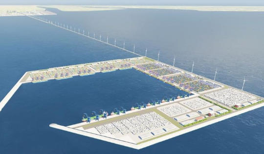 Thúc tiến độ siêu cảng gần 50.000 tỷ sở hữu cầu vượt biển dài nhất Việt Nam, gấp hơn 3 lần cầu vượt biển dài bậc nhất Đông Nam Á hiện tại