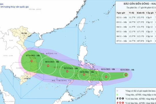Bão số 13 cực kỳ nguy hiểm trên Biển Đông
