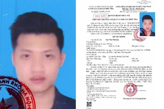 Truy nã toàn quốc Ngô Văn Phương sinh năm 1999